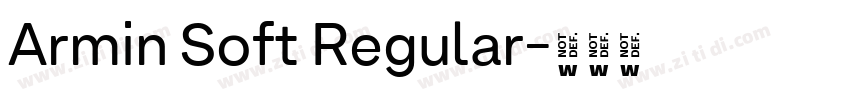 Armin Soft Regular字体转换